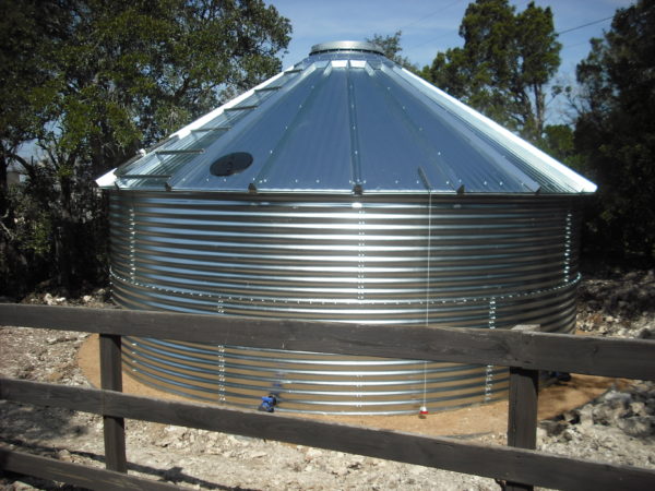 2,500 Gallon Corrugated Metal Liner Tank