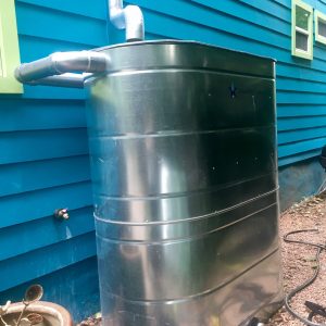 galvanized metal slimline tank