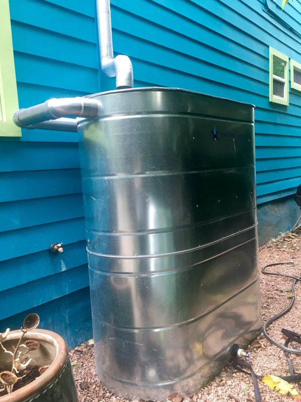 galvanized metal slimline tank