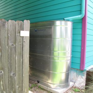 galvanized metal slimline tank