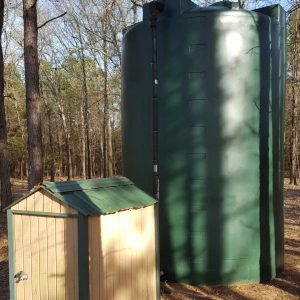 Dark Green 5000 Gallon Poly Rainwater Tank