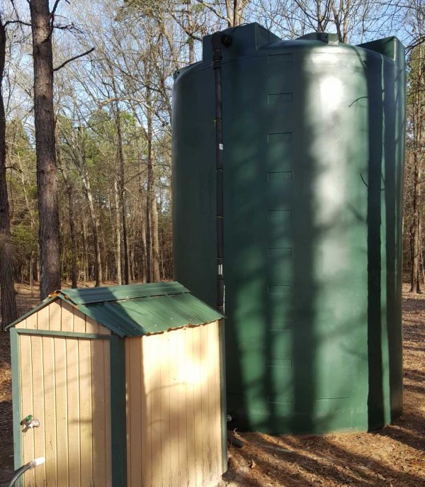 Dark Green 5000 Gallon Poly Rainwater Tank