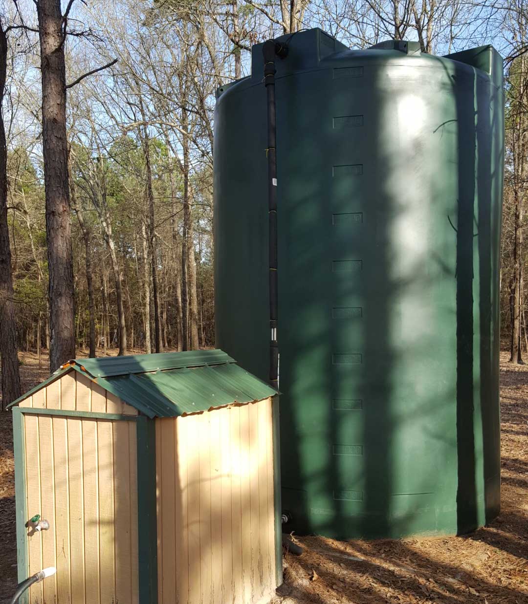 5000 Gallon Plastic Tall Rainwater Harvesting Tank Capitol Water Tanks