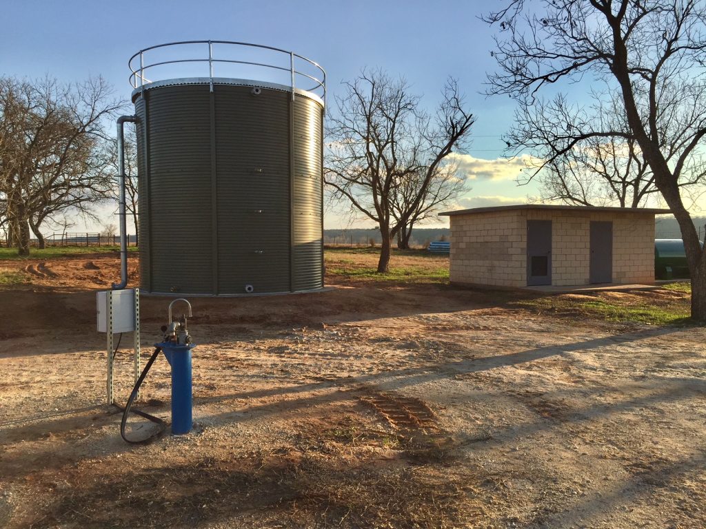 municipal water supply tank