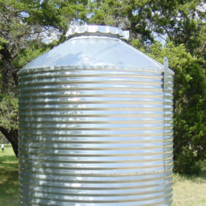 2500 Gallon Galvanized Metal Water Storage Tank - Capitol Water Tanks