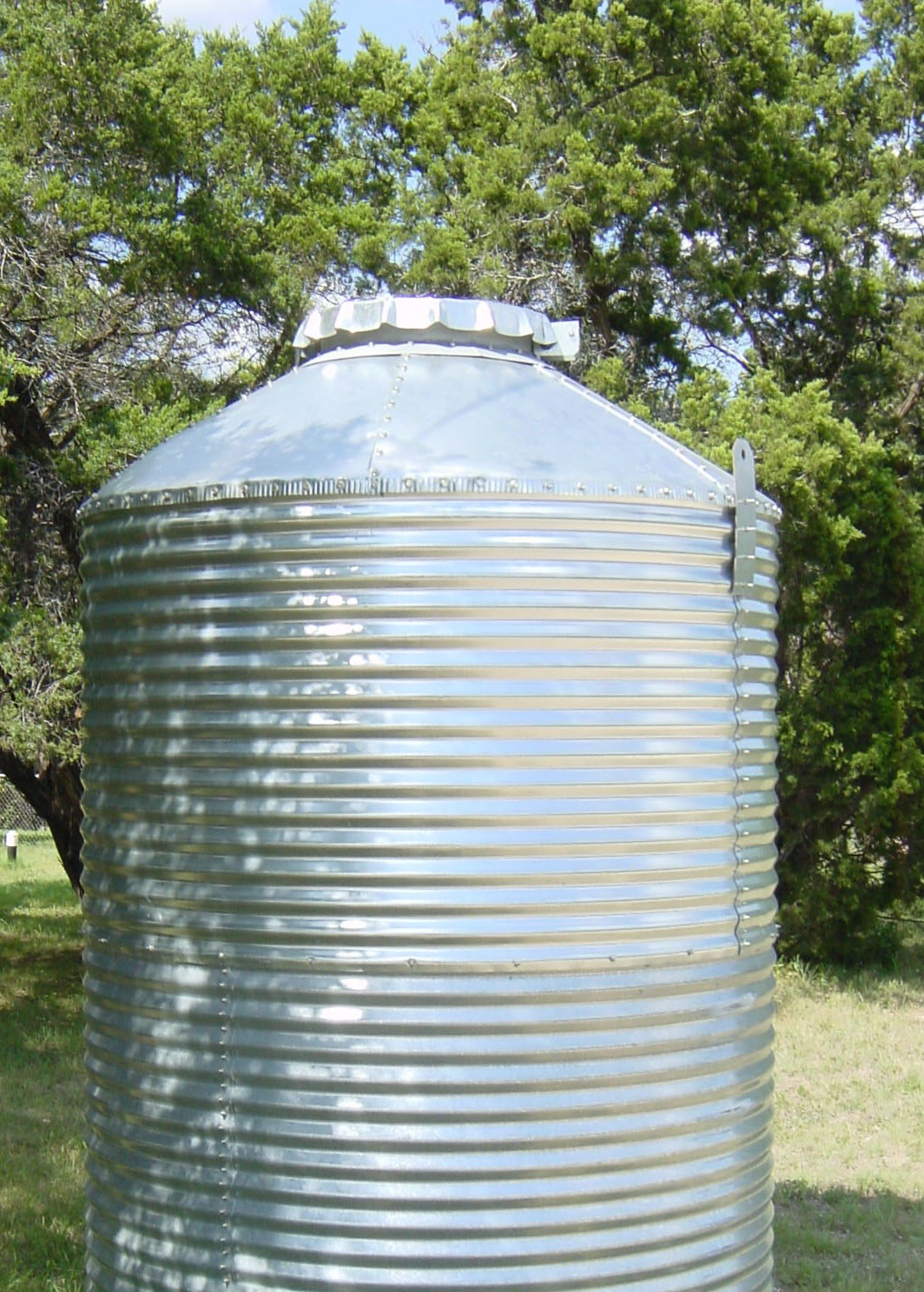 1,500 Gallon Corrugated Metal Liner Tank - Capitol Water Tanks