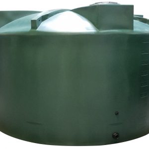 Dark Green 5000 Gallon Short Poly Rainwater Harvesting Tank