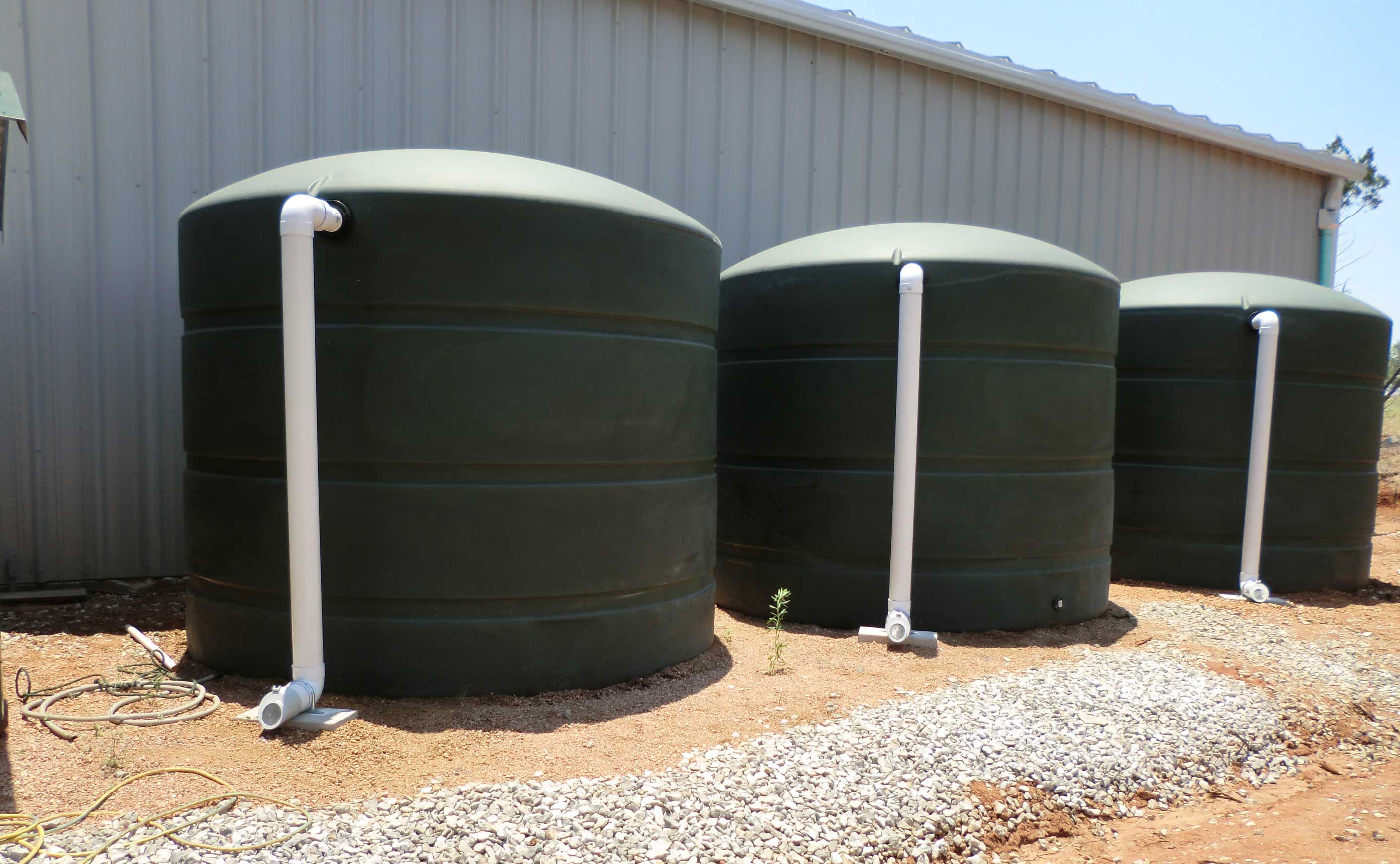 2500 Gallon Galvanized Metal Water Storage Tank - Capitol Water Tanks