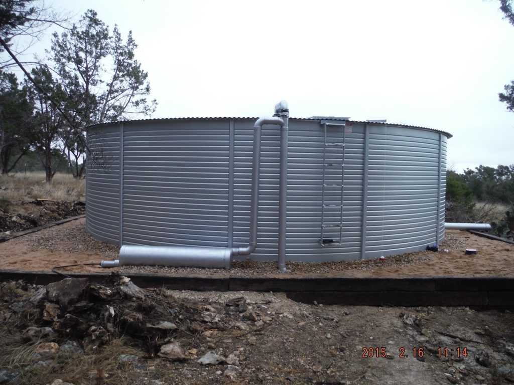 corrugated metal liner tanks